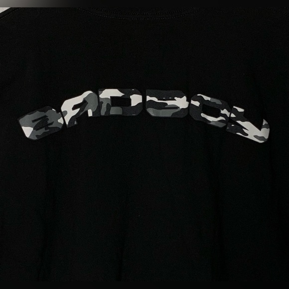 Bad Boy - Black T-shirt With Grey And White Camo Patterned Graphic - XXL - Picture 4 of 5